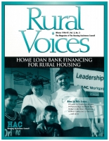 Winter 1996/7 issue of Rural Voices Magazine - Cover