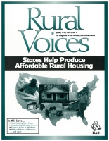 The Spring 1998 Issue of Rural Voices - Cover