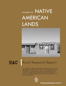Housing on Native American Lands Cover