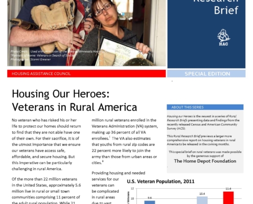 Housing Our Heroes Research Brief Cover