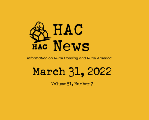 HAC News: March 31, 2022
