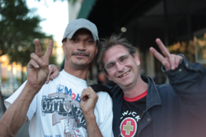 Advocates at homelessness march