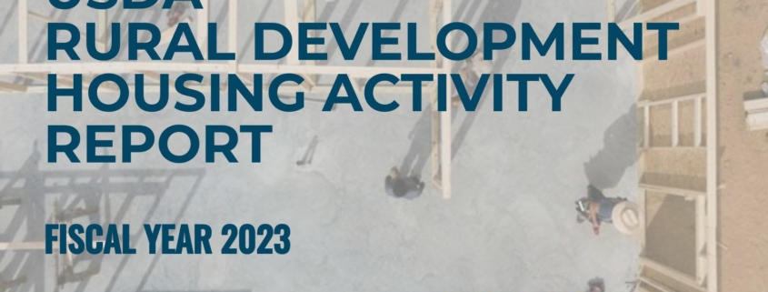 USDA Rural Development Housing Activity Report - FY 2023