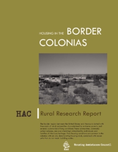 Housing in the Border Colonias Cover