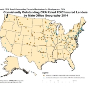 Outstanding CRA Institutions Map