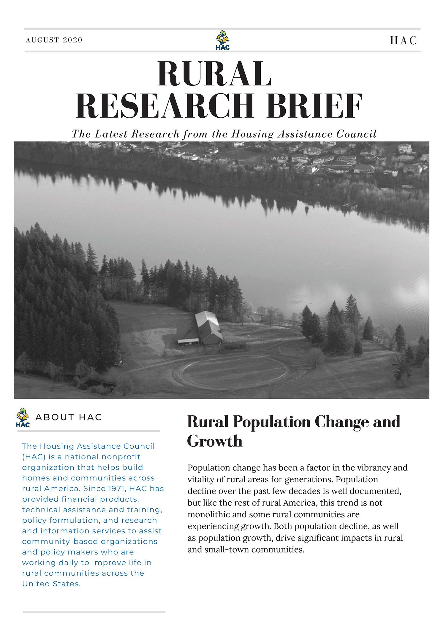 Rural Population Change and Growth Cover Image