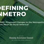 Redefining Nonmetro - What does OMB's Changes to the MSA Definition Mean