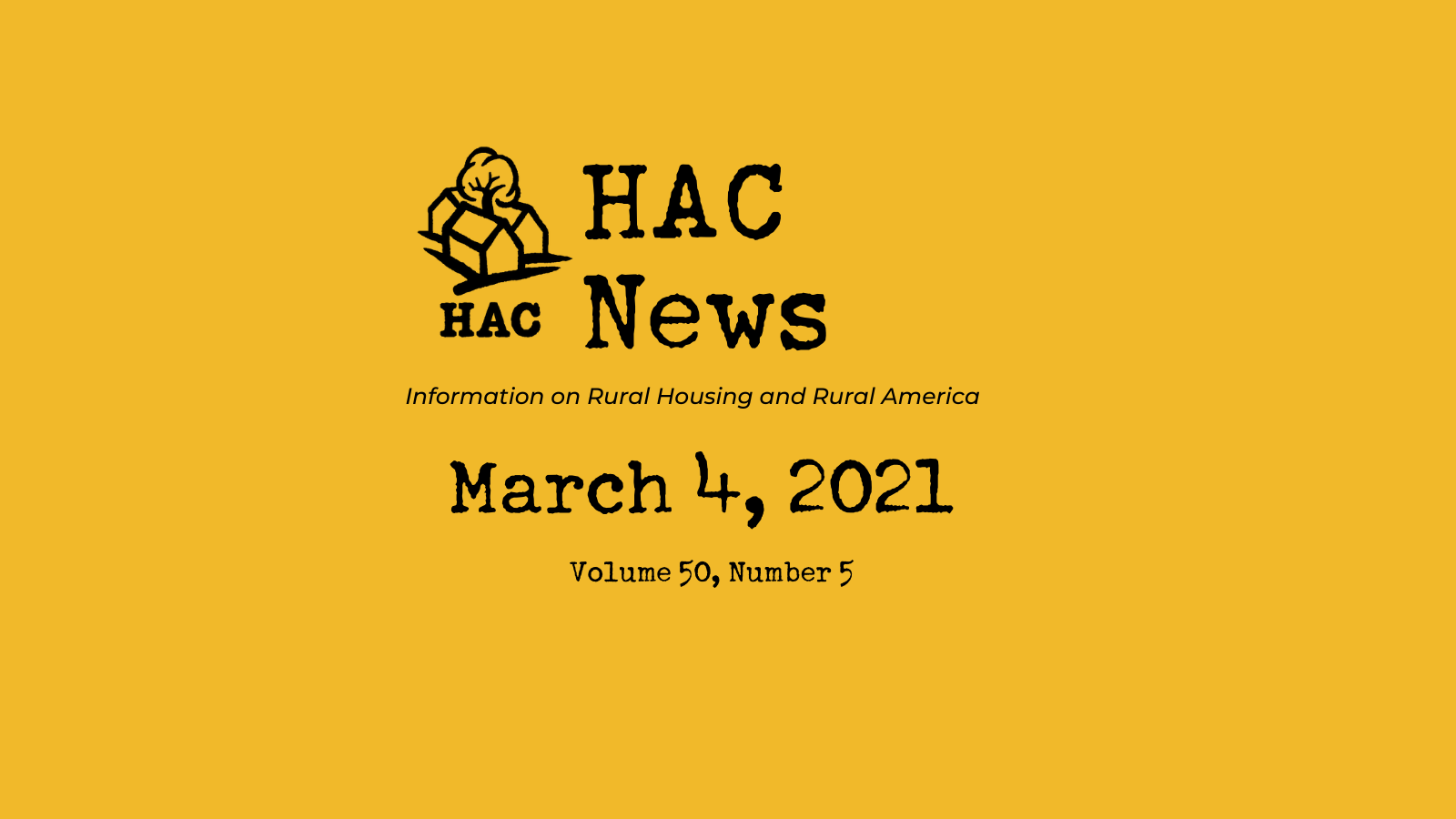HAC News - 3/4/2021