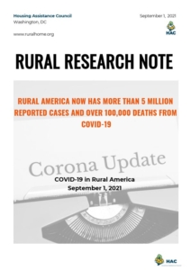 Rural America Now Has More Than 5 Million Reported Cases and Over 100,000 Deaths from Covid-19