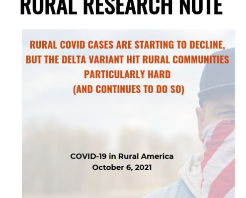 Rural Research Note: Covid-19 in Rural America