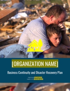Business Continuity and Disaster Recovery Template cover
