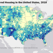 Manufactured Housing in the United States Map, 2018